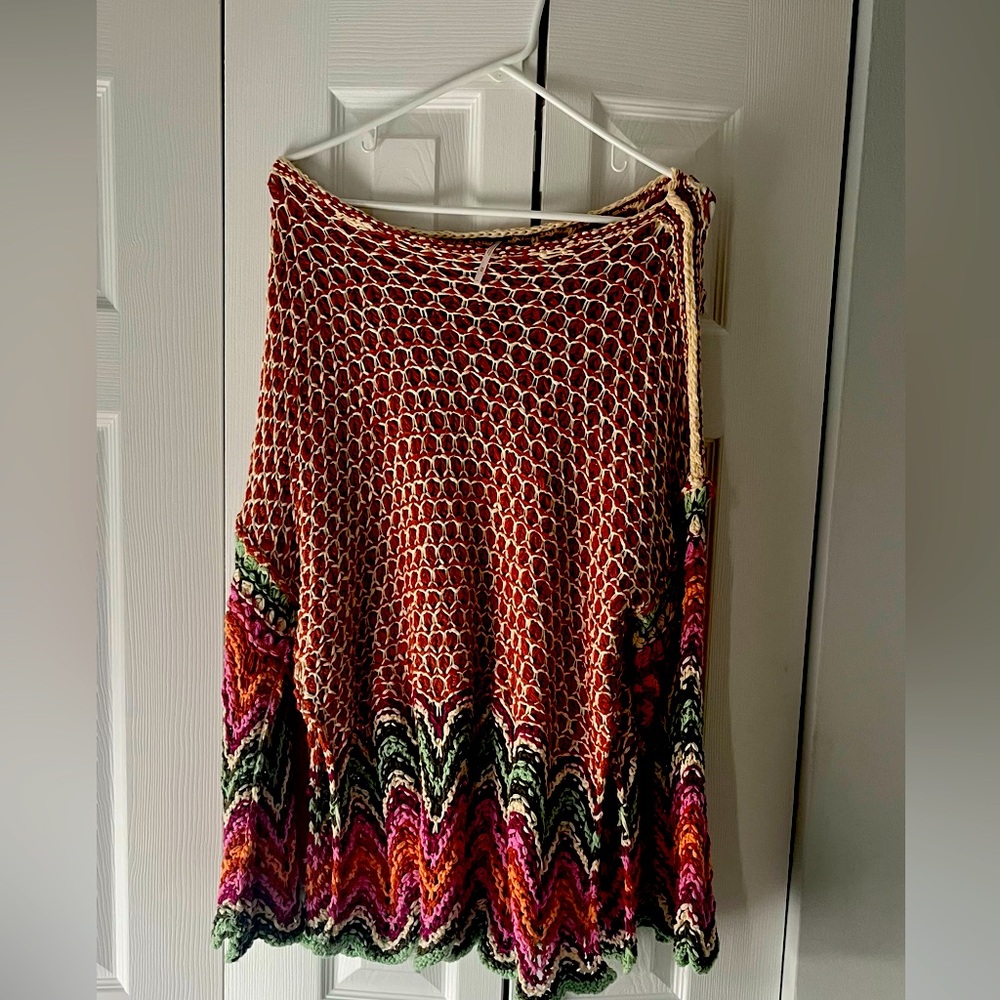 Free People Knit Boho Sweater